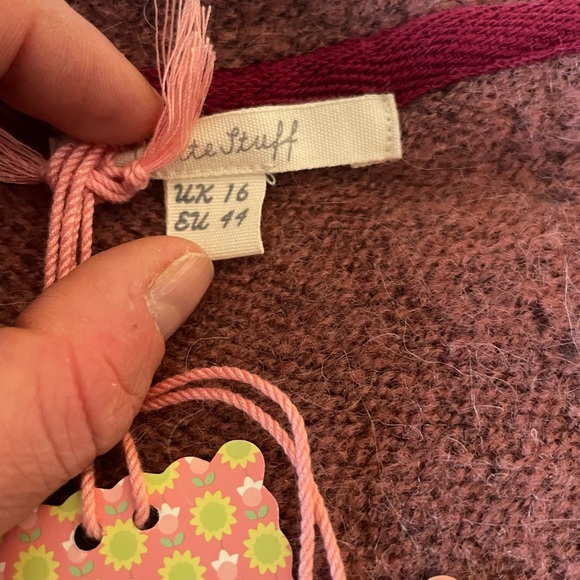 White Stuff pink pointelle cardigan - Picture 5 of 9